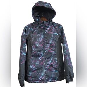 Mountain Warehouse Water Resistant Hooded Winter Jacket Black Women’s Small